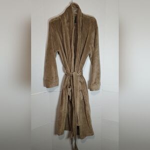 English Laundry Plush Tan Robe Size S/M